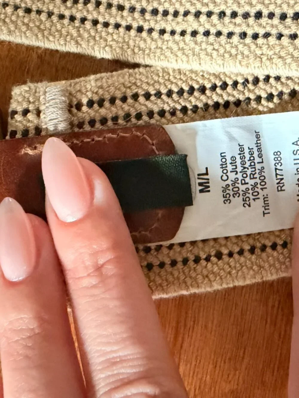 2000s Vintage J. Crew Canvas Stretch Belt - Picture 3 of 4